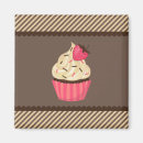 Search for pink cupcake magnets Stripes