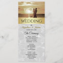 Search for beach wedding programmes Gold