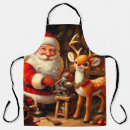 Search for reindeer aprons Retro