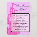 Search for princess sleepover invitations Castle