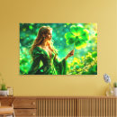 Search for st patricks day canvas prints Four leaf clover