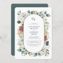 Search for winter floral wedding invitations Modern