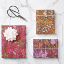 Search for vintage art wrapping paper Irises
