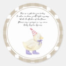 Search for ducklings stickers Watercolor