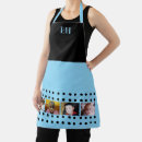 Search for blue polka dot aprons Black