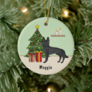 Search for german shepherd christmas decor Gsd