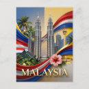 Search for malaysia postcards Petronas twin towers