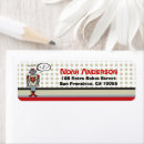 Search for robot return address labels Retro