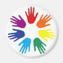 Search for hand colored magnets Colorful