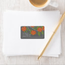 Search for green apple return address labels Floral