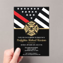 Search for firefighter graduation invitations First responder
