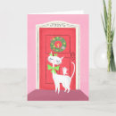 Search for retro cat christmas cards Illustration