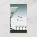Search for cocktail lounge business cards Martini