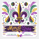 Search for mardi gras party stickers Feather