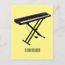 Search for keyboard postcards Instrument