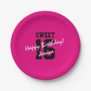 Search for sweet 16 plates Pink