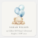 Search for baby shower address stickers Bear