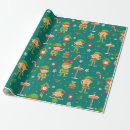 Search for elves wrapping paper Pattern