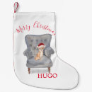 Search for chihuahua christmas stockings Red