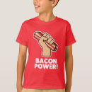 Search for powered by bacon tshirts Pork