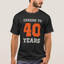 Search for cheers to 40 years tshirts Cool