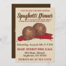 Search for spaghetti dinner invitations Restaurant