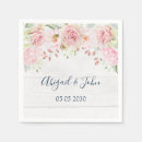 Search for floral wedding napkins Bridal shower