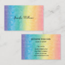Search for rainbow business cards Stripes