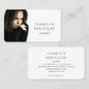 Search for journalist business cards Writer
