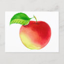Search for cute apple postcards Watercolor