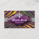 Search for mardi gras business cards Fleur de lis
