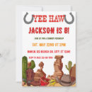 Search for cowboy party invitations Yeehaw
