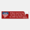 Search for troubled bumper stickers America