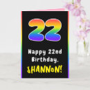 Search for 22 birthday cards 22 years old