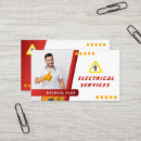 Search for electrician business cards Elegant