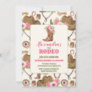 Search for baby girl birthday invitations Cowgirl