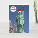 Search for statue of liberty christmas cards Santa