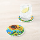 Search for sunflower coasters Wildflowers