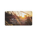 Search for sunset wedding return address labels Country