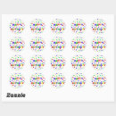 Search for colourful birthday stickers Rainbow