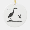 Search for great blue heron christmas tree decorations Nature