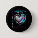 Search for suicide awareness badges Teal