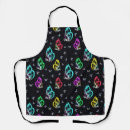 Search for butterfly on black aprons Modern