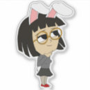Search for nerd girl stickers Cute