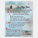 Search for to my son blankets Heart