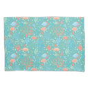 Search for teal watercolor pillowcases Tropical