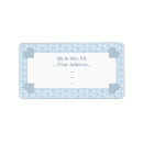 Search for lace wedding return address labels Elegant