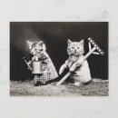 Search for funny cats and dogs postcards Vintage