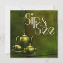 Search for tea time baby shower invitations Teapot