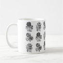 Search for black and white flower mugs Monochrome